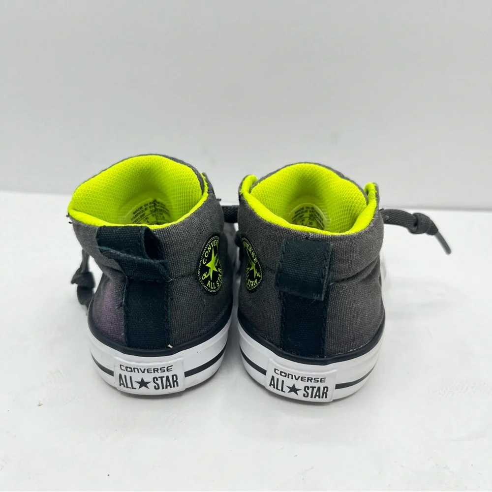 Chuck Taylor® Infant Size 4 Gray/Lime Green ShoesClassicBabyConverse Sneakers